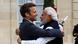 Der französische Präsident Emmanuel Macron (l.) und der indische Premier Narendra Modi, Paris, Mai 2022 Der französische Präsident Emmanuel Macron (l.) und der indische Premier Narendra Modi, Paris, Mai 2022