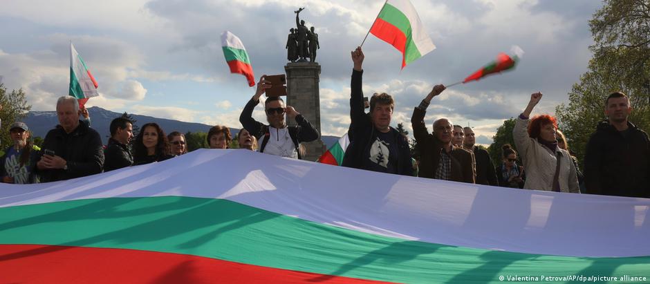 Bilderchronik des Krieges in der Ukraine | Bulgarien prorussischer Protest