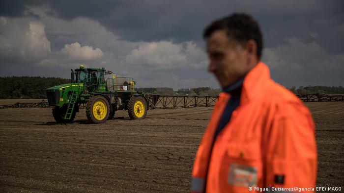 Ukraine Landwirt in der Nähe von Kiew