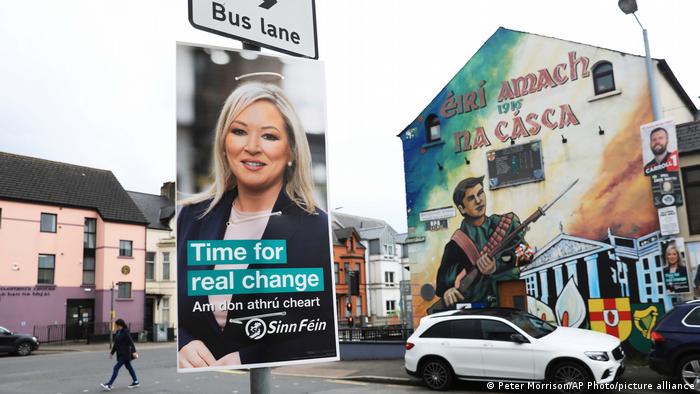 Irland | Belfast | Wahlplakate Sinn Fein