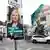 A Sinn Fein election poster hangs from a lamp post in West Belfast
