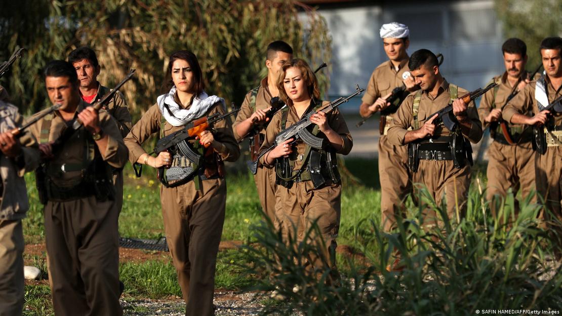 شماری از پیشمرگەهای حزب دموکرات کردستان ایران در اقلیم کردستان عراق شماری از پیشمرگەهای حزب دموکرات کردستان ایران در اقلیم کردستان عراق