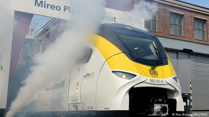 The Siemens plant in Krefeld, May 5, 2022. Opening of the first Mireo Plus H . hydrogen train