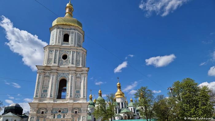 An Orthodox church in Kyiv