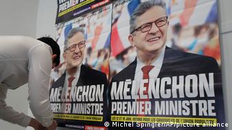 Γαλλία | Αφίσα με τον Ζαν-Λυκ Μελανσόν