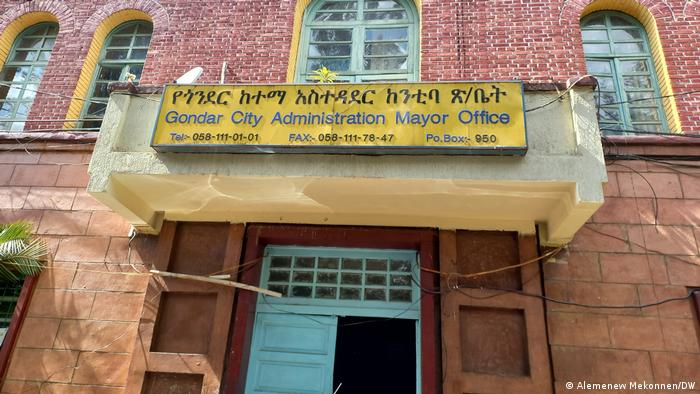 The office of the Mayor of Gondar in Ethiopia