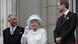 Queen Elizabeth II gesturing on the balcony of Buckingham Palace as Prince Charles and Prince William look on during the Diamond Jubilee celebrations in central London Queen Elizabeth II gesturing on the balcony of Buckingham Palace as Prince Charles and Prince William look on during the Diamond Jubilee celebrations in central London