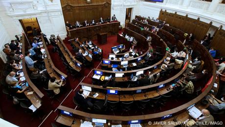 Imagen del pleno de la Convención Constituyente de Chile.