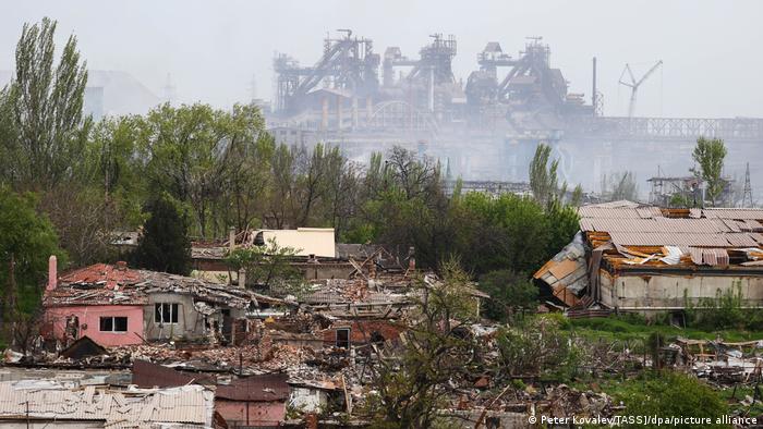 Ukraine | Mariupol - umkänpftes Stahlwerk
