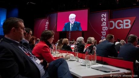 Bundespräsident Frank-Walter Steinmeier - DGB Bundeskongress