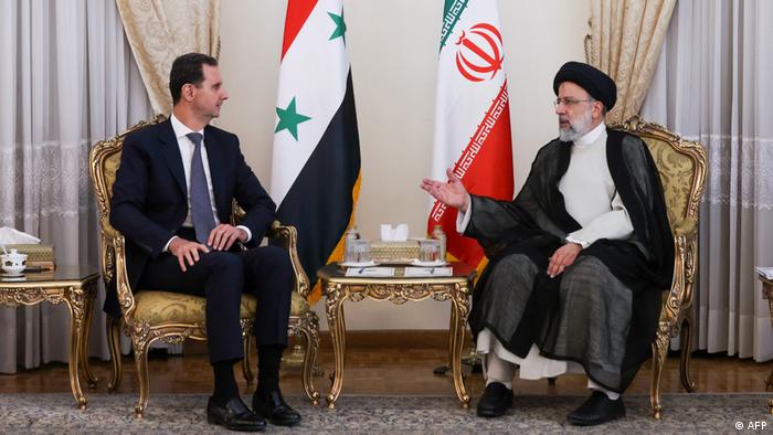 Bashar Assad and Ebrahim Raisi