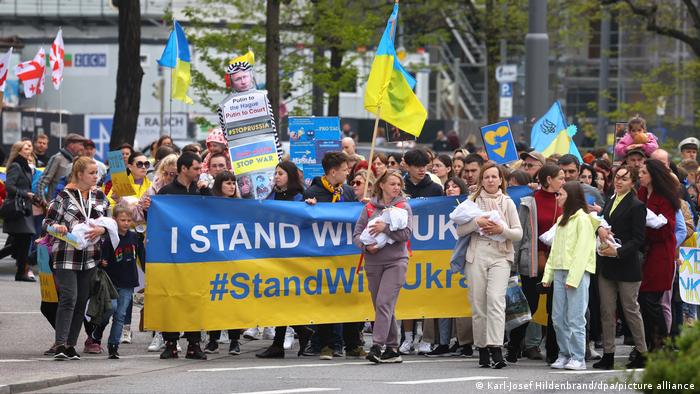 München | Kundgebung gegen den Krieg in der Ukraine