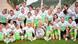 Spielerinnen des VfL Wolfsburg jubeln mit Meisterschale Spielerinnen des VfL Wolfsburg jubeln mit Meisterschale