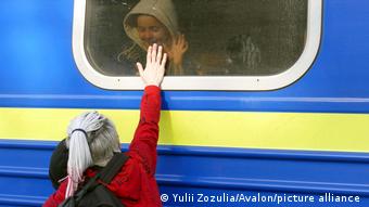 Эвакуационный поезд в Одессе