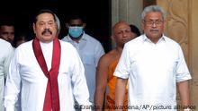 Sri Lankas Premier Mahinda Rajapaksa tritt nach Unruhen zurück