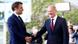 Frankreichs Präsident Macron trifft Bundeskanzler Scholz in Berlin Frankreichs Präsident Macron trifft Bundeskanzler Scholz in Berlin
