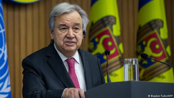 Moldawien Besuch des UN-Generalsekretärs Antonio Guterres 