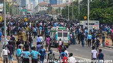 دیوالیہ ہو چکے سری لنکا کی معیشت تین ماہ میں مزید سکڑ گئی