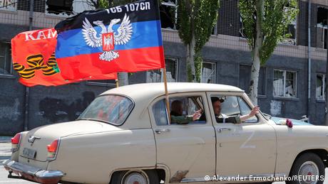 Ukraine - Jahrestag des Sieges über Nazi-Deutschland im Zweiten Weltkrieg in Mariupol