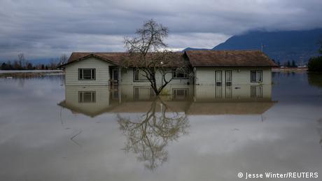 Symbolbild Klimawandel | Kanada Überschwemmung in Chilliwack