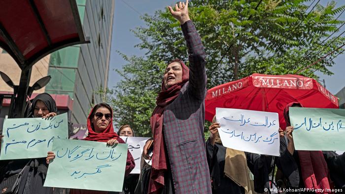 زنان معترض به حجاب اجباری در کابل 
