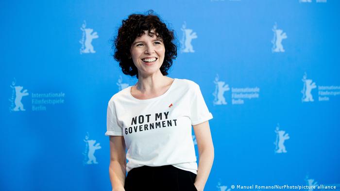 Marie Kreutzer pictured here at the Berlinale International Film Festival in 2019