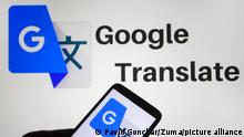 October 5, 2021, Ukraine: In this photo illustration a Google Translate logo is seen on a smartphone and a pc screen. (Credit Image: © Pavlo Gonchar/SOPA Images via ZUMA Press Wire