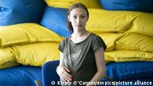 Disasters Emergency Committee charity in Romania. Katya (not real name), 18, who is 39 weeks pregnant, at a refugee centre for Ukranians fleeing the war in Iasi, Romania. Picture date: Wednesday May 11, 2022. See PA story POLITICS Ukraine Centre. Photo credit should read: Kirsty O'Connor/PA Wire URN:66847218