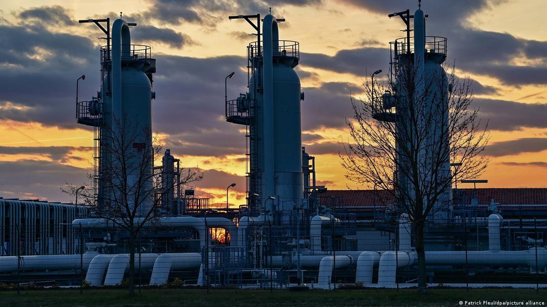Estación compresora de gas natural ruso en Alemania.