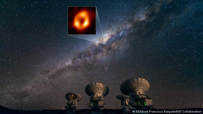 صورة للثقب الأسود ساغيتارياس إيه 