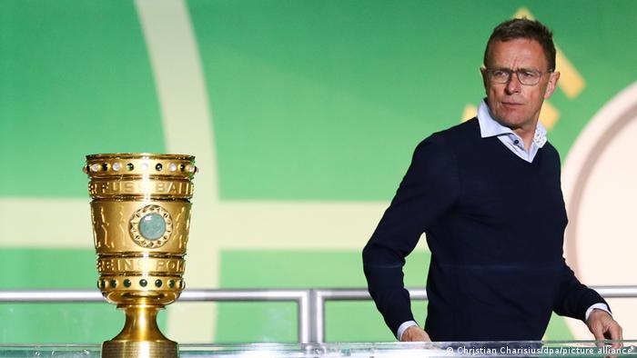 After losing the 2019 cup final, Leipzig's Ralf Rangnick passes the German Cup