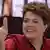 Dilma Rousseff, presidential candidate for the Workers Party, gestures after voting during Brazil's presidential election runoff in Porto Alegre, Brazil, Sunday, Oct. 31, 2010. (AP Photo/Felipe Dana)