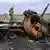 Разбитый российский танк в Киевской области Украины