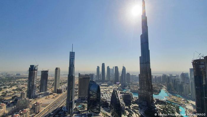 Die Skyline von Dubai