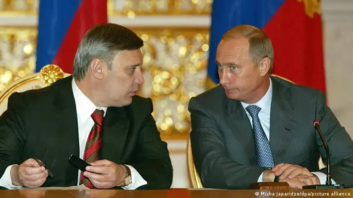 Michail Kassjanow | ehmaliger Premierminister | mit Wladimir Putin