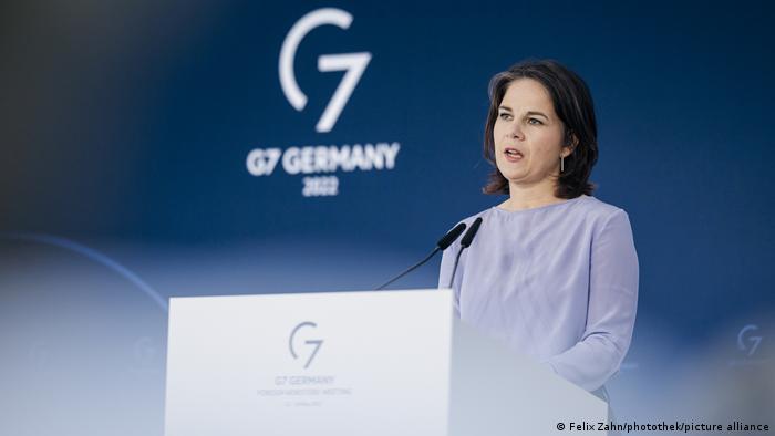 Deutschland Weissenhaus | G7 AussenministerInnen-Treffen | Annalena Baerbock, deutsche Außenministerin