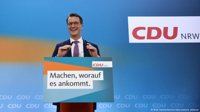 Landtagswahl in Nordrhein-Westfalen - CDU-Wahlparty - Hendrik Wüst