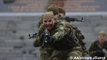 Belarusian soldiers in exercises 