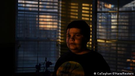 Ein Junge posiert für einen Fotografen in Texas, USA. REUTERS/Callaghan O'Hare