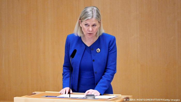 Suedia premiera Magdalena Andersson Parlament aderare la NATO