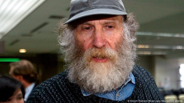 Ex-Schachweltmeister Bobby Fischer mit Vollbart, 2005.