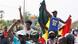 Manifestation de soutien à la junte au pouvoir à Bamako le 13 mai 2022. Manifestation de soutien à la junte au pouvoir à Bamako le 13 mai 2022.