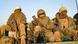 Soldiers of the Forces Armees Maliennes of the G5 Sahel sitting in a pick-up truck Soldiers of the Forces Armees Maliennes of the G5 Sahel sitting in a pick-up truck