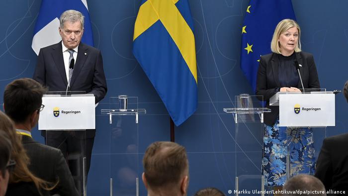 Finlândia e Suécia solicitam formalmente adesão à Otan