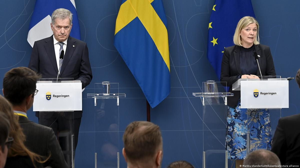 Finland and Sweden formally submit bids to join NATO