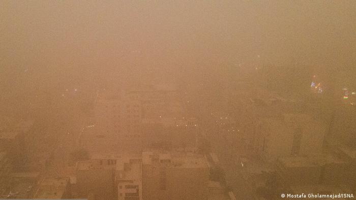 Iran Sandsturm Provinz Khuzestan Stadt Ahwaz 
