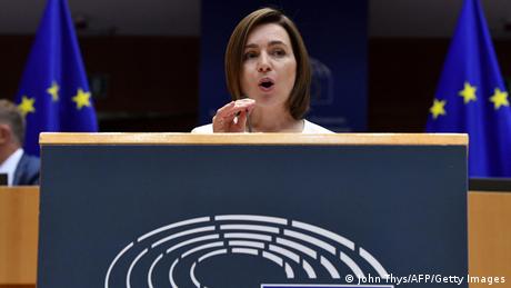 Maia Sandu, în Parlamentul European