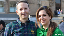 احمدرضا جلالی، زندانی دوتابعیتی در ایران به همراه همسرش ویدا مهران‌نیا