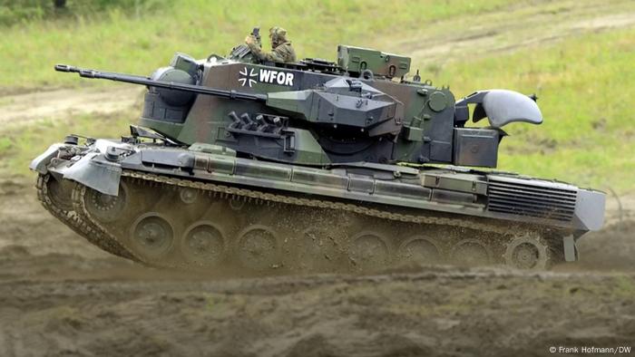 Alemania espera entregar 30 tanques antiaéreos Gepard a Ucrania