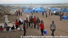 Иракски язиди в бежански лагер в Северна Сирия